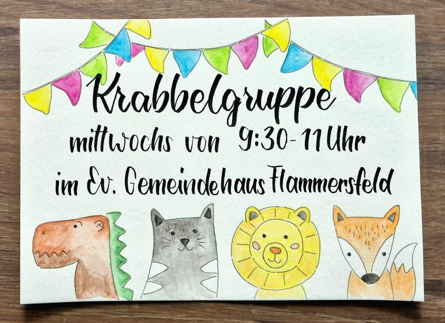 Krabbelgruppe im Ev. Gemeindehaus Flammersfeld