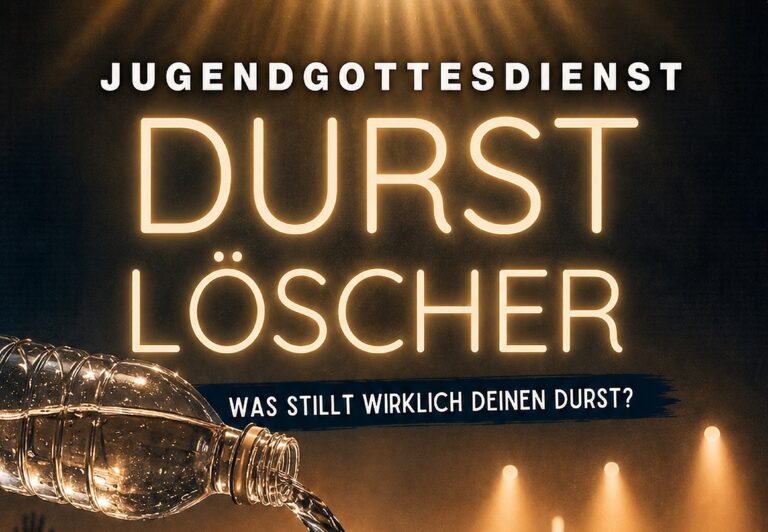 Einladung zum Jugendgottesdienst