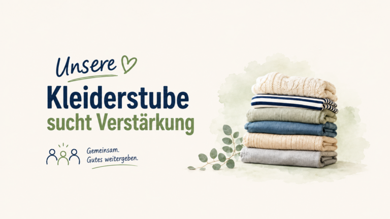 Unsere Kleiderstube sucht Verstärkung 👕🧥❤️