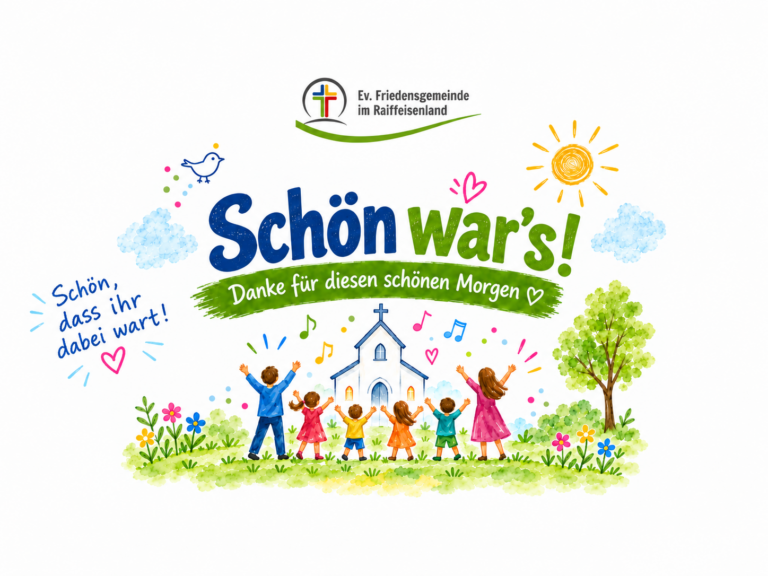 Ein Familiengottesdienst voller Dankbarkeit